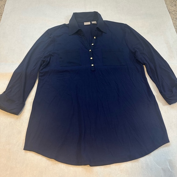 Chico's Blue Casual Skirt - Picture 1 of 4